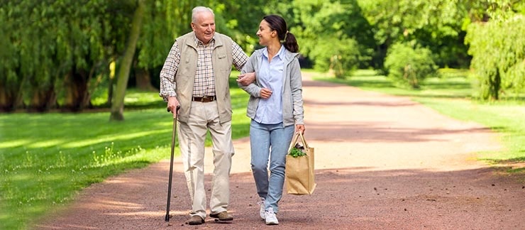 Caregiver assisting with daily logistics and supportive routines in the Tri-Valley Pleasanton Dublin Livermore